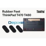 Karet Kaki Laptop Rubber Feet Lenovo Thinkpad T470 T480 Anti Slip Pengganti 1pcs - foto 1