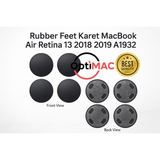 1 Set Rubber Feet Karet Kaki MacBook Air Retina 13 2018 2019 A1932 4Pcs Original - foto 3