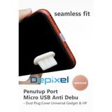 Penutup Port Micro USB Anti Debu – Dust Plug Cover Universal Gadget & HP - foto 6