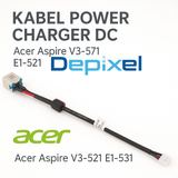 Kabel Power Charger DC Acer Aspire V3-571 E1-521 E1-531 - foto 4