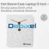 Sleeve Case Felt Laptop 13 Inch - Sarung Laptop Slim MacBook Air Pro Ultrabook - foto 3