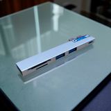 USB Hub Type C Dual Plug MacBook 5in1 Card Reader SD TF PD 60W Aluminium Depixel - foto 5