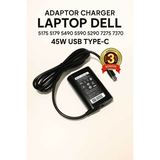 Charger Casan Adaptor Latitude 12 13 Chromebook Type-C 45W USB C - foto 2