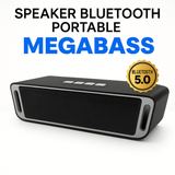 Speaker Bluetooth Portable Megabass - Bass Kuat dan Suara Jernih A2DP - foto 1