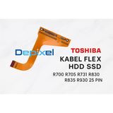 Kabel Flex HDD SSD Toshiba R700 R705 R731 R830 R835 R930 25 Pin Konektor Hardisk Laptop - foto 2