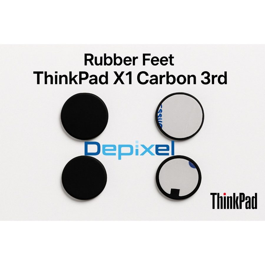 Rubber Feet Lenovo ThinkPad X1 Carbon 3rd 5th 6th Gen Karet Kaki Pengganti Presisi 1pcs