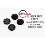 Rubber Feet Kaki Karet MacBook Pro 15 Touchbar 2018 2019 A1990 Original 4 Pcs - foto 3