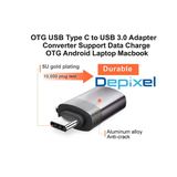 OTG Adapter USB Type C to USB 3.0 Converter Flashdisk Data Charge Android Laptop MacBook - foto 6