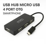 USB Hub Micro USB 4 Port OTG Smartphone - foto 2