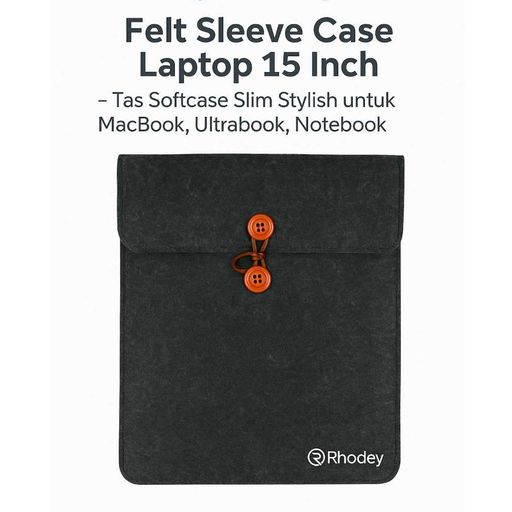 Sleeve Case Laptop 15 Inch Felt Premium 