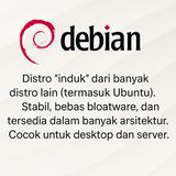 Debian Linux DVD Installer Paket Lengkap Offline Bootable Universal OS Server Desktop i386 x64 - foto 1