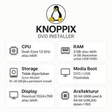 DVD Distro Linux Live Knoppix 9.1 Installer Recovery Forensik Debian Portable Rescue - foto 4