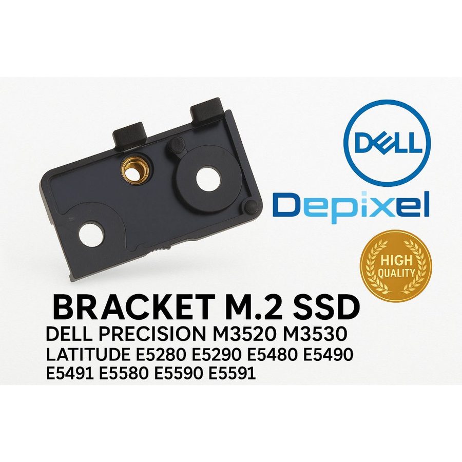 Bracket SSD M.2 NVMe Dell Latitude E5280 E5290 E5480 E5490 E5580 E5590 E5591 Precision M3520 M3530