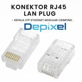 Konektor RJ45 LAN Plug  – Kepala UTP Ethernet Modular Crimping - foto 3