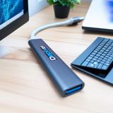 USB Hub 4 Port Adapter OTG Type C High Speed 3.0 2.0 Laptop PC Macbook Depixel Garansi 1 Tahun - foto 7