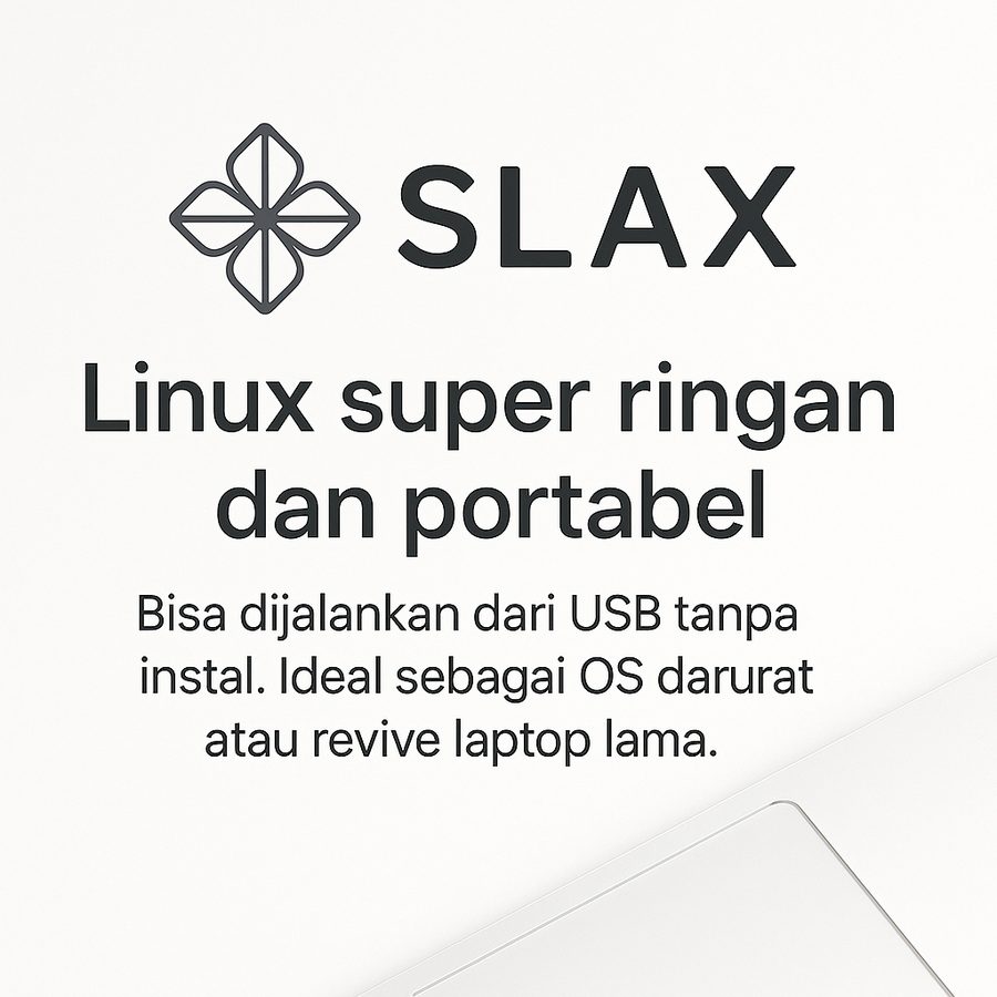 Distro Linux Slax DVD Installer - OS Portabel Ringan Berbasis Debian, Live USB Bootable