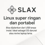 Distro Linux Slax DVD Installer - OS Portabel Ringan Berbasis Debian, Live USB Bootable - foto 1