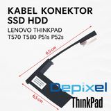 Kabel Konektor Flex HDD SSD Lenovo ThinkPad T570 T580 P51s P52s PN 450.0AB04.0001 - foto 3