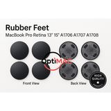 Rubber Feet MacBook Pro Retina 13 15 A1706 A1707 A1708 A1989 A1990 A2141 2pcs Karet Bawah - foto 1