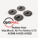 Rubber Feet MacBook Pro Retina 13 15 A1398 A1425 A1502 Karet Kaki 2pcs - foto 5