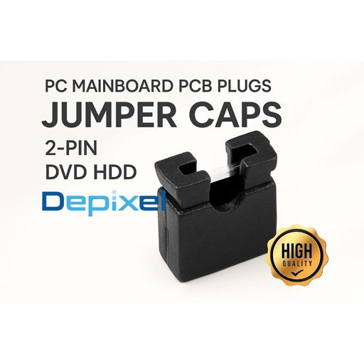PC Mainboard PCB Plugs Jumper Caps 2-pin