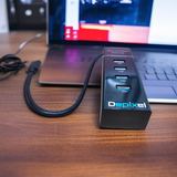 USB Hub 3.0 4 Port High Speed 5Gbps Splitter Adapter Laptop PC Windows Linux MacOS Depixel - foto 5