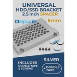 Bracket Dudukan HDD SSD Universal Laptop 2.5" – Tinggi 6mm – Kompatibel Semua Tipe - foto 8