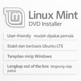 Linux Mint DVD Installer OS Cepat Ringan Stabil Cocok Laptop Lama & Baru Bahasa Indonesia - foto 5