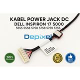 Kabel Power Jack DC Dell Inspiron 17 5000 5555 5558 5559 5758 5759 5755 Laptop 5 Pin - foto 2
