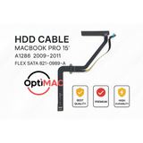 Kabel HDD MacBook Pro 15 A1286 2009–2011 – Flex SATA 821-0812-A / 821-0989-A – Konektor Data IR LED - foto 1