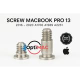 Baut Screw Set Bottom Case MacBook Pro 13 A1706 A1989 A2251 2016 2017 2018 2019 2020 Silver - foto 4