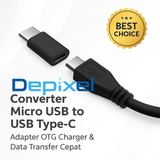 Converter Micro USB to USB Type-C – Adapter OTG Charger & Data Transfer Cepat - foto 5