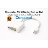 Depixel Converter Mini DisplayPort to DVI Adapter MacBook Surface Pro FHD DP Windows Konverter - foto 2