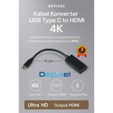 USB Type C To HDMI 4K Adapter Display MacBook Laptop HP Monitor TV Konverter 1080p Depixel - foto 5