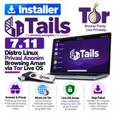 DVD Installer Tails 7.11 - Distro Linux Privasi Anonim Browsing Aman via Tor Live OS - foto 1