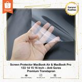 Anti Gores Screen Protector MacBook Air Pro M1 M2 M3 M4 13 14 15 16 Inch Clear Pelindung Layar - foto 7