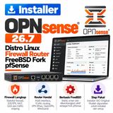 DVD Installer OPNsense 26.7 - Distro Linux Firewall Router FreeBSD Fork pfSense - foto 1