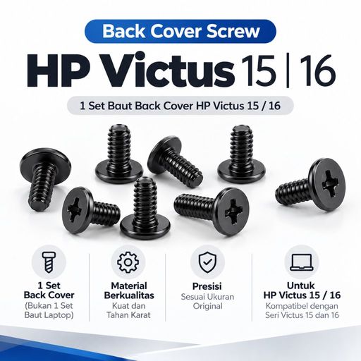 Baut Sekrup Casing HP Victus 15-fb0xxx 1