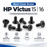 Baut Sekrup Casing HP Victus 15-fb0xxx 15-fa0xxx 16-r 16-s 16-c Gaming Back Cover Screws - foto 1