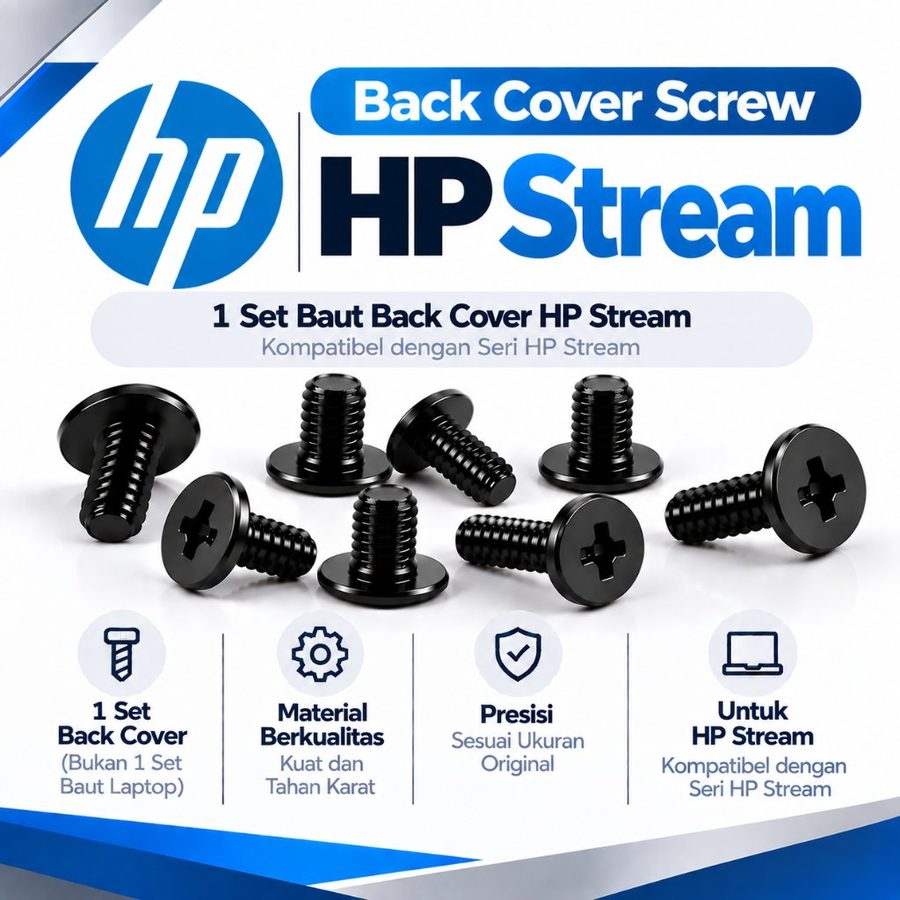 Baut Sekrup Casing HP Stream 11 Back Cover Screws
