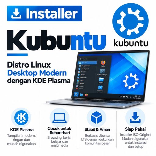 DVD Linux Kubuntu 26.04 LTS Installer KD