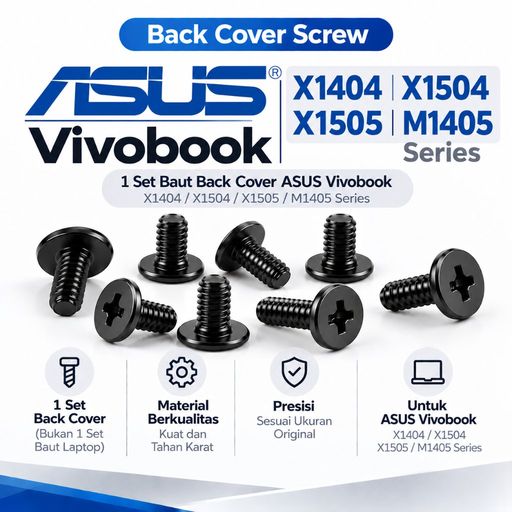 Baut Casing Laptop Asus VivoBook 14 15 X