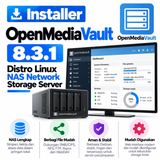 DVD Installer OpenMediaVault 8.3.1 - Distro Linux NAS Network Storage Server - foto 1