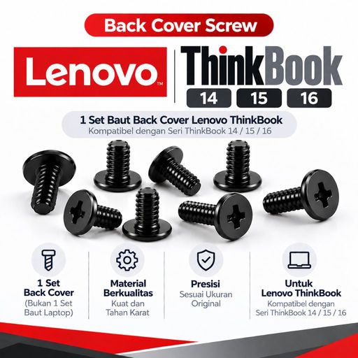 Baut Casing Bawah Laptop Lenovo ThinkBoo
