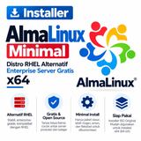 DVD Installer AlmaLinux 9.5 Minimal - Distro RHEL Alternatif Enterprise Server Gratis x64 - foto 1