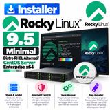 DVD Installer Rocky Linux 9.5 Minimal - Distro RHEL Alternatif CentOS Server Enterprise x64 - foto 1