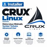 DVD Installer CRUX 3.8 - Distro Linux Minimalis Sumber Terbuka Advanced User - foto 1