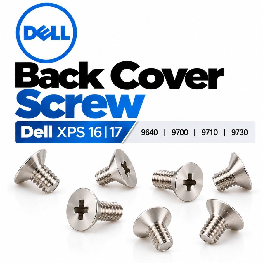 Baut Casing Bawah Laptop Dell XPS 16 9640 17 9700 9710 9730 Back Cover Screws