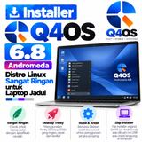 DVD Installer Q4OS 6.8 Andromeda - Distro Linux Sangat Ringan untuk Laptop Jadul - foto 1