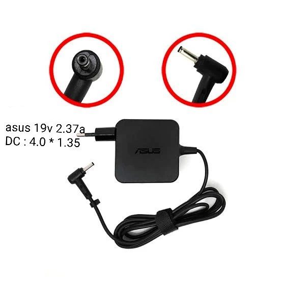 Charger Casan Adaptor Asus X441U X441B M409 X453 E402 4.0x1.35mm 19V 2.37A 45W Original